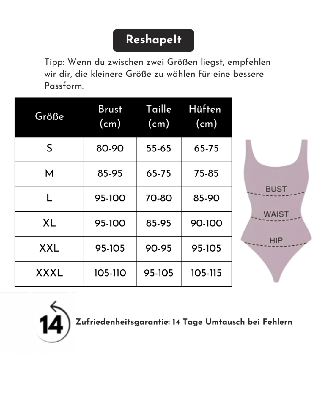 ReshapeIt-Tanga Bodysuit Shapewear